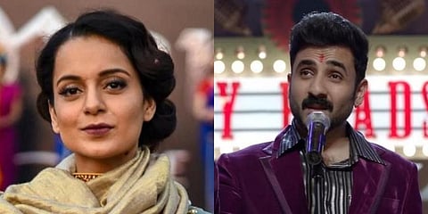 Actress Kangana Ranaut and comedian Vir Das (Photo | PTI/Netflix)