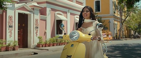 A still from 'Adbhutham' starring Shivani Rajasekhar. (Photo | YouTube screengrab)