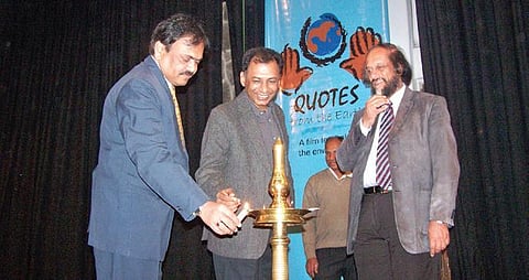 An image from the inauguration of the annual film festival by Toxics Link