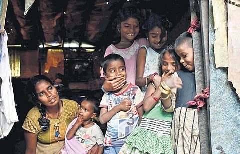 As Chandraiah and Laxmaiah bastis are located on the banks of Musi river, the residents are being exposed to water-borne and vector-borne diseases (Photo | Express, Vinay Madapu)