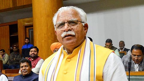 Haryana CM Manohar Lal Khattar