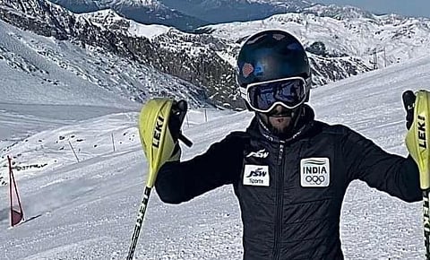Alpine skier Arif Mohammad Khan