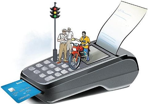 Challans for vehicles sans pollution paper