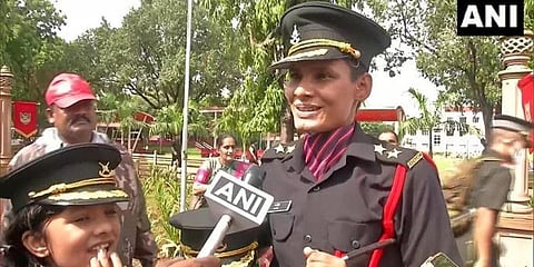 Widow-turned-army officer Jyoti Nainwal. (Photo| ANI)