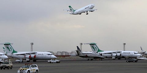 Mahan Air passenger planes (Photo | AP)