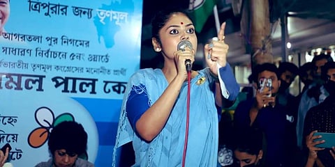 TMC Youth Congress chief Saayoni Ghosh (Photo | Saayoni Ghosh Twitter)