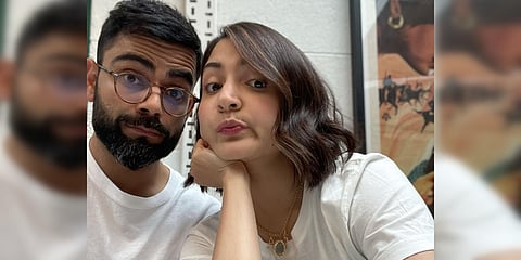 Virat Kohli (L) and wife Anushka Sharma (Photo| Instagram)