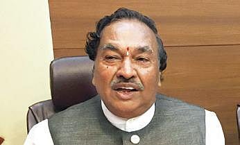 Karnataka Rural Development and Panchayati Raj Minister KS Eshwarappa