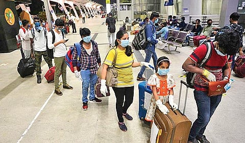 Currently, international flights are operated under the air bubble arrangement.