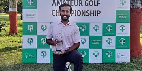 Amateur golfer Rohan Dhole Patil (Photo| Instagram)