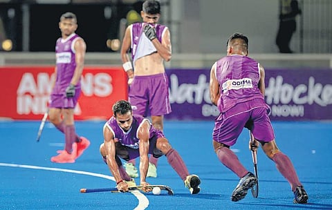 India seniors showing juniors the way at the World Cup