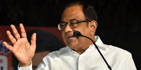 Congress leader and former Finance Minister P Chidambaram. (Photo | EPS)