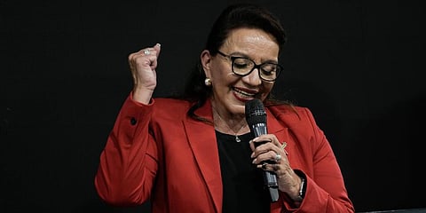 Free Party presidential candidate Xiomara Castro (Photo | AP)