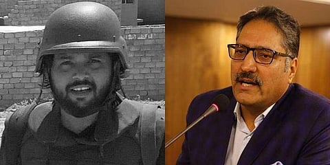 Late photo journalist and Pulitzer winner Danish Siddiqui (L) and Slain senior journalist Shujaat Bukhari (Photos | Facebook, Twitter)