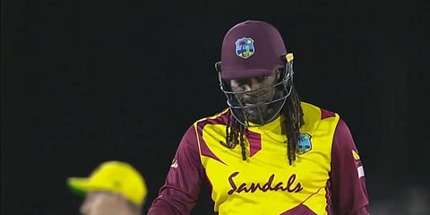 West Indies cricket star Chris Gayle during the (Photo | YouTube screengrab)