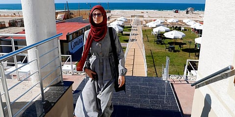Palestinian student Afaf al-Najar (Photo | AP)