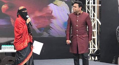 AR Rahman with his daughter Khatija (File photo)