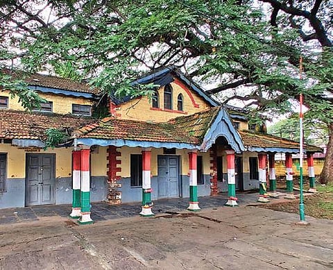 A view of the Government Tamil Higher Primary School in Ashoknagar, Bengaluru, on Tuesday | Express