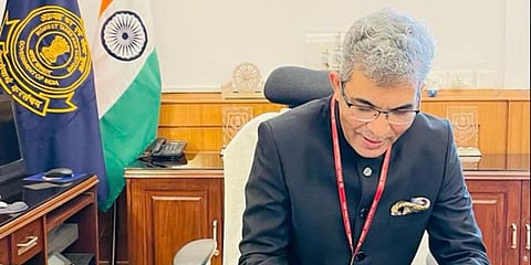Newly-appointed CBIC chairman Vivek Johri (Photo| Twitter/ @cbic_india)