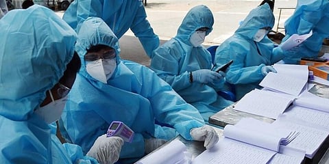 The daily rise in new coronavirus infections has been recorded below 15,000 for the last 43 days now. (File Photo | PTI)