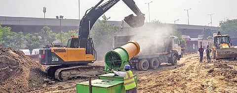 Researchers stressed on the need for stringent controls to curb emissions in the NCR and the rest of the airshed if winter pollution levels are to be brought down. (Photo | Express)