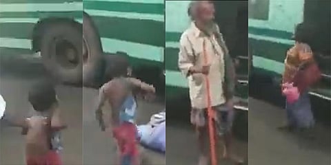 The video of the incident had gone viral on social media. (Videograb)