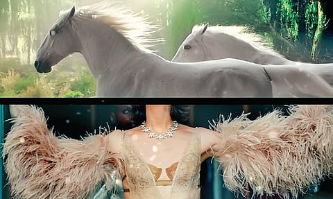 Gucci NFT; (below) Maradona NFT.