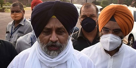Shiromani Akali Dal chief Sukhbir Singh Badal (Photo | EPS)
