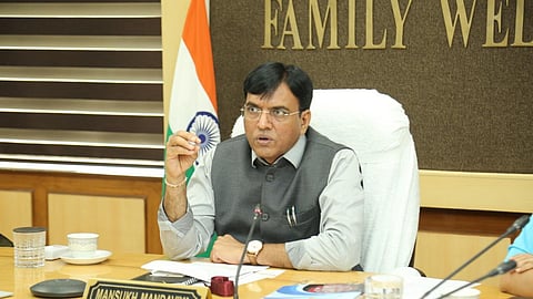 Sports minister Mansukh Mandaviya
