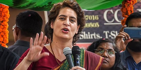 Congress general secretary Priyanka Gandhi (Photo | PTI)