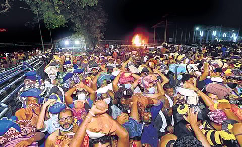 the hill shrine witnessed more than 4,51,043 devotees compared to previous year.