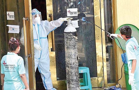 The review included oxygen PSA plants, liquid medical oxygen plants, oxygen concentrators, medical gas pipeline systems. (Photo | Express)