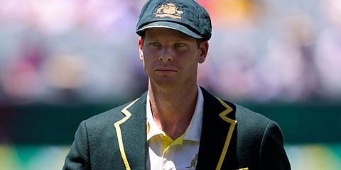 Australia's Steve Smith walks off the ground after the coin toss before their Ashes cricket test match against England in Adelaide, Australia, Thursday, Dec. 16, 2021. (Photo | AP)