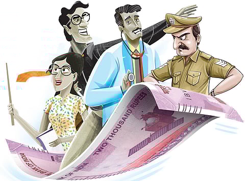 In Kerala, government employees have the cake and eat it too