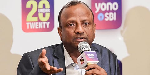 Former SBI Chairman Rajnish Kumar (Photo | PTI)