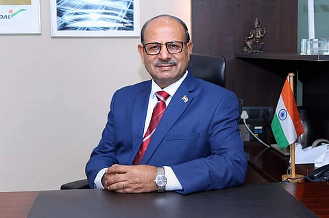 Jindal Steel and Power Managing Director VR Sharma. (Photo | PTI)