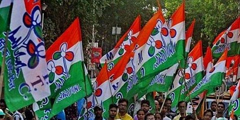 TMC Flags (Photo | PTI)