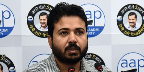 AAP leader Durgesh Pathak (Photo | EPS)