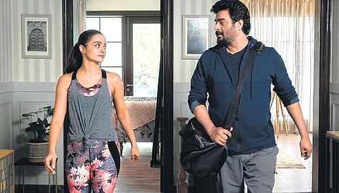 A still from R Madhavan-starrer 'Decoupled'.