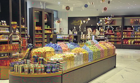 Lindt store at Lindt Home of Chocolate, Switzerland