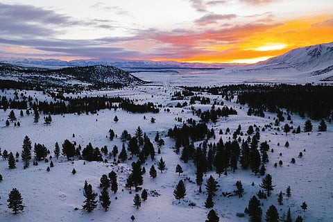 Snow continues falling in Mammoth Mountain in Mammoth Lakes, California (Photo | AP)