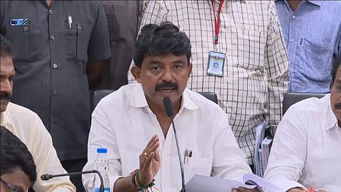 Andhra Pradesh Cinematography Minister Perni Venkataramaiah (Photo | YouTube screengrab)