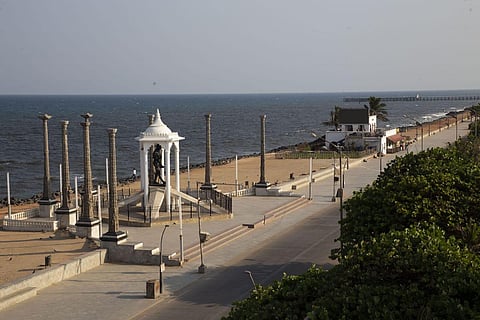 The Puducherry tourism department is organising four cultural events on Beach Road for the public (File photo | G Pattabi Raman, EPS)
