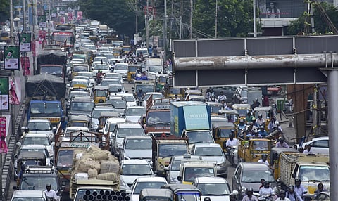 The traffic police had no clue that the CM's convoy would arrive there (Representational image)