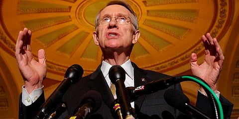 Former US Senate majority leader Harry Reid (Photo | AP)