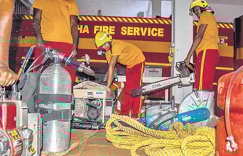 Image of 'Odisha Fire Services personnel' used for representational purposes only.