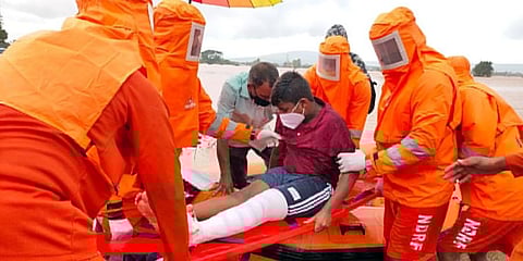 FILE | NDRF team engaged in rescue efforts (Photo | ANI)