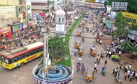 File photo of Jinnah Tower in Guntur city I Express