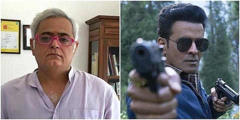 Filmmaker Hansal Mehta (L) and actor Manoj Bajpayee (Photo| PTI)