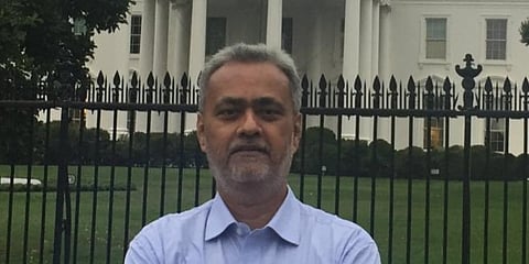 Maharashtra journalist Girish Kuber (Photo | Girish Kuber Twitter)